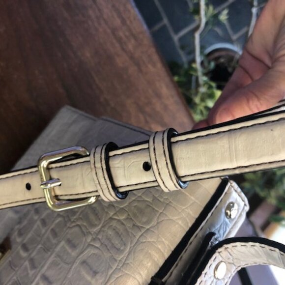 KATE SPADE Doris Orchard Valley Grey Leather Satchel/Shoulder Bag - Picture 12 of 17